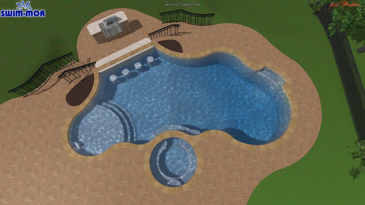 Custom Pool Designs - Swim-Mor Pools and Spas
