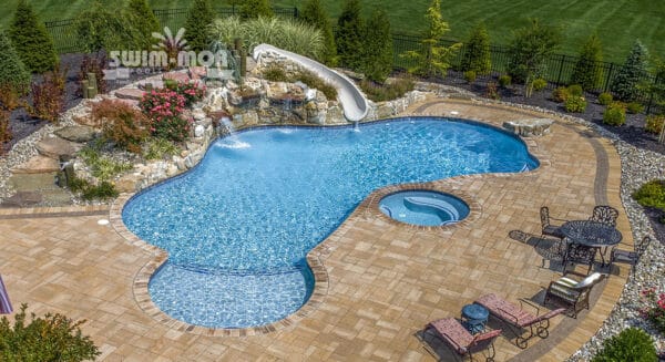 Walk In Beach Entry Pool - Swim-Mor Pools and Spas